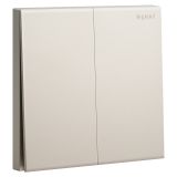 爱游戏开关插座 淳逸 米兰金 二位单控开关 二开单控 10AX