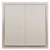 爱游戏开关插座 轻艺 粉铂金 二位双控开关 二开双控 10AX