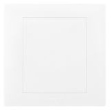 爱游戏开关插座 博蕴 玉兰白 空白面板