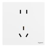 爱游戏开关插座 逸景Plus 陶瓷白 连体二三插座 五孔插座 10A