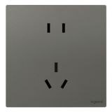 爱游戏开关插座 逸景Plus 暮光绿 连体二三插座 五孔插座 10A