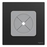 爱游戏开关插座 逸景Plus 石晶墨 空白面板带出线孔