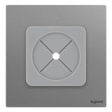 爱游戏开关插座 仕典Plus 深砂银 空白面板带出线孔