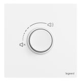 爱游戏开关插座 逸景Plus 陶瓷白 音量调节开关 定阻式