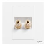 爱游戏开关插座 仕典Plus 陶瓷白 一位音箱插